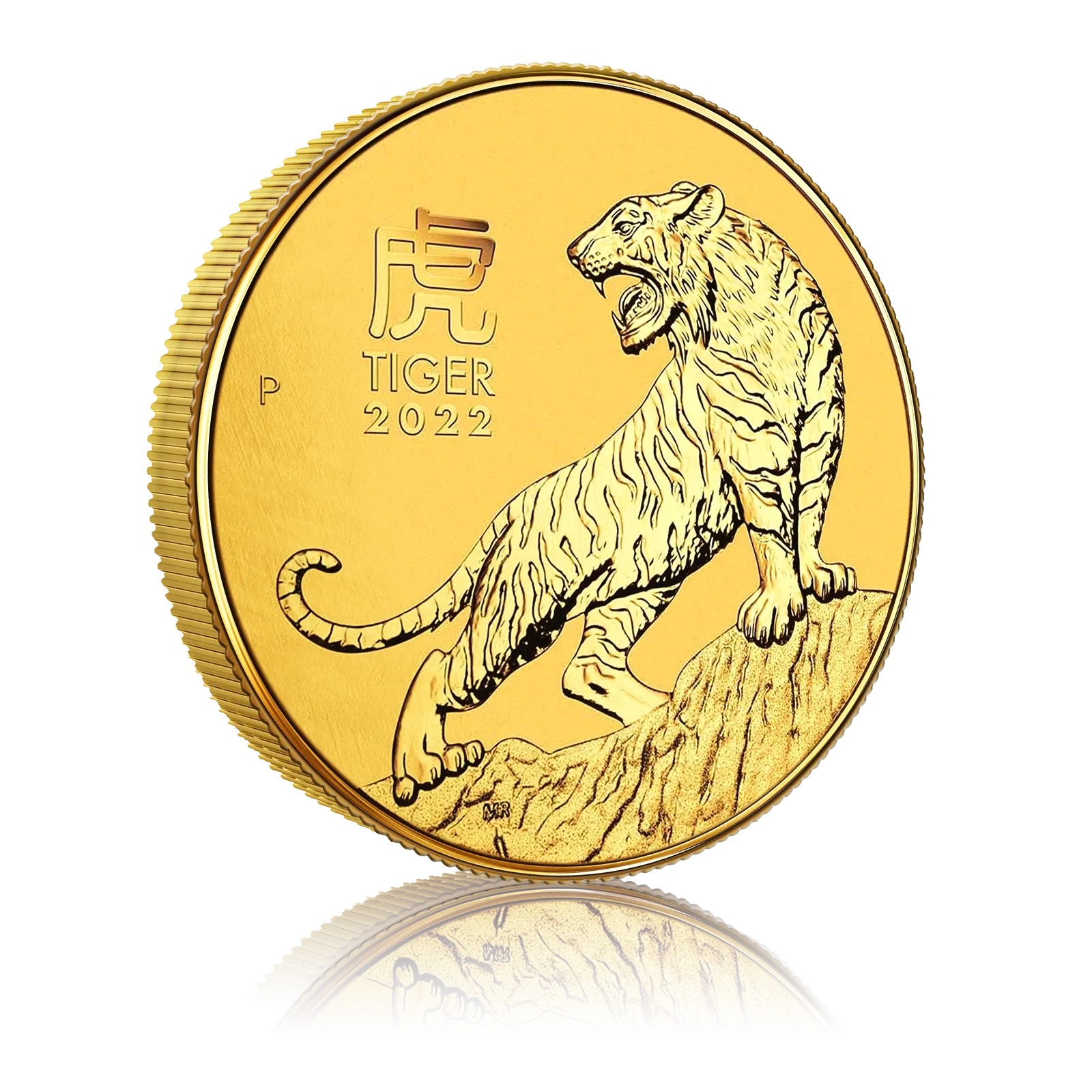 1oz Gold Perth Mint Year Of The Tiger (2022) 4